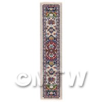 Dolls House Miniature 24cm Woven Turkish Hall Runner (TR030)