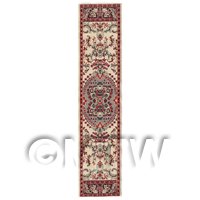 Dolls House Miniature 24cm Woven Turkish Hall Runner (TR035)