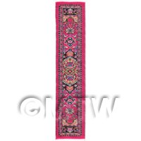 Dolls House Miniature 24cm Woven Turkish Hall Runner (TR036)