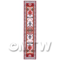 Dolls House Miniature 24cm Woven Turkish Hall Runner (TR046)