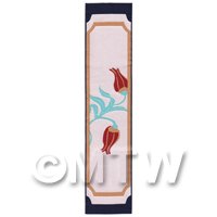 Dolls House Miniature 24cm Woven Turkish Hall Runner (TR067)