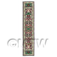 Dolls House Miniature 24cm Woven Turkish Hall Runner (TR076)