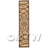 Dolls House Miniature 24cm Woven Turkish Hall Runner (TR090)
