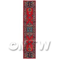 Dolls House Miniature 24cm Woven Turkish Hall Runner (TR091)