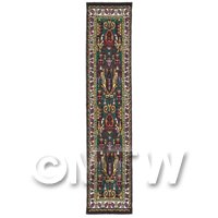 Dolls House Miniature 24cm Woven Turkish Hall Runner (TR094)