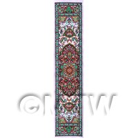 Dolls House Miniature 24cm Woven Turkish Hall Runner (TR108)