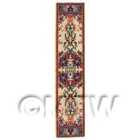 Dolls House Miniature 24cm Woven Turkish Hall Runner (TR110)