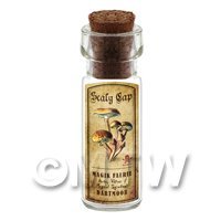 Dolls House Apothecary Scaly Cap Fungi Bottle And Colour Label
