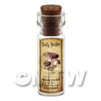 Dolls House Apothecary Scaly Urchin Fungi Bottle And Colour Label