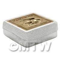 Dolls House Miniature Apothecary Scaly Urchin Fungi Sepia Box