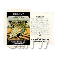 Henderson Celery Dolls House Miniature Seed Packet 