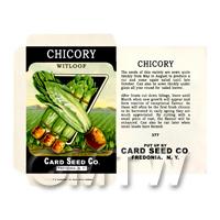 Chicory Dolls House Miniature Seed Packet