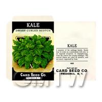 Dwarf Kale Dolls House Miniature Seed Packet