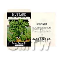 Giant Mustard Seed Dolls House Miniature Packet 