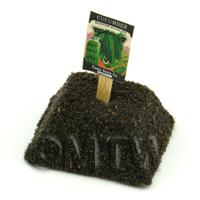 Dolls House Miniature Pickling Cucmber Seed Packet With A Stick