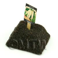 Dolls House Miniature Icicle Radish Seed Packet With A Stick