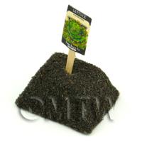 Dolls HouseMiniature Prizehead Lettuce Seed Packet With A Stick