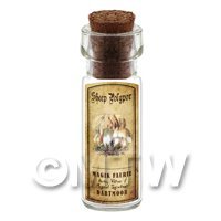 Dolls House Apothecary Sheep Polypor Fungi Bottle And Colour Label