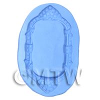 Dolls House Miniature Reusable Art Deco Frame Silicone Mould