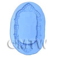 Dolls House Miniature Reusable Art Deco Frame Silicone Mould