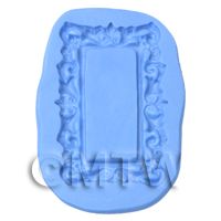 Dolls House Miniature Reusable Rectangle Frame Silicone Mould