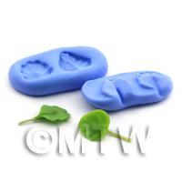 Dolls House Miniature 2 Part Mixed Leaf Reusable Silicone Mould