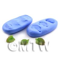 Dolls House Miniature 2 Part Common Leaf Reusable Silicone Mould