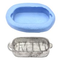 Dolls House Miniature Reusable Small Tin Silicone Mould