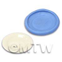 Dolls House Miniature Reusable Dinner Plate Silicone Mould