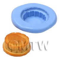 Dolls House Miniature Reusable Deep Pie Base Silicone Mould