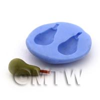 Dolls House Miniature 2 Part Conference Pear Reusable Silicone Mould