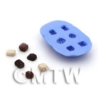 Dolls House 6 Piece Truffle and Toffee Assortment Chocolate Silicone Mould