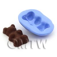 Dolls House Miniature Jelly Bear Cake Base Silicone Mould