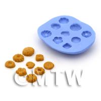 9 Piece Shortbread Biscuit Silicone Mould