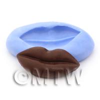 Dolls House Miniature Chocolate Lips Cake Base Reusable Silicone Mould