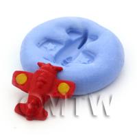 Dolls House Miniature Propellor Plane Cake Base Silicone Mould