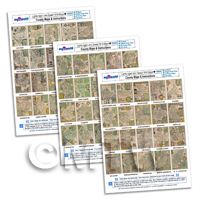 1/12th scale - Dolls House 3 x John Speed UK County Maps A4 Value Sheets (60 Maps)