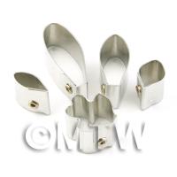 Set of 5 Metal Hybrid Cattleya Sugar Craft Cutters