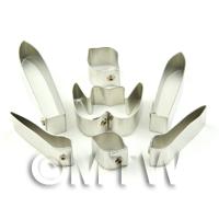 Set of 7 Metal Ladys Slipper Parish Orchid Craft Cutters