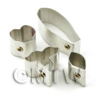 Set of 4 Metal Dendrobium Lindley Orchid Craft Cutters