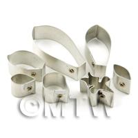 Set of 7 Metal Phaleanopsis Orchid Craft Cutters