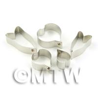 Set of 5 Metal Calla Lilly Sugar Craft Cutters