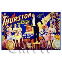 Dolls House Miniature Thurston Magic Poster - All Out Of A Hat