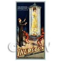 Dolls House Miniature Thurston Magic Poster - Crystal Cage