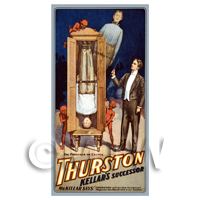 Dolls House Miniature Thurston Magic Poster - Prisoner Of Canton