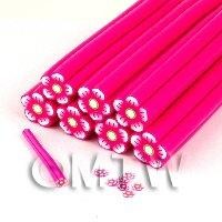 Unbaked Pink Flower Cane Nail Art And Jewellery UNC20