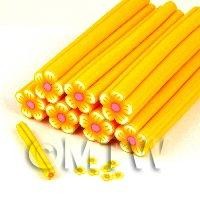 Unbaked Orange Flower Cane Nail Art And Jewellery UNC22