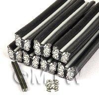 Unbaked Black Butterfly Cane Nail Art And Jewellery UNC24