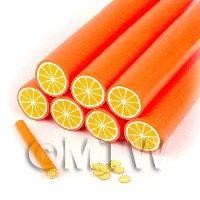 Unbaked Orange Cane Nail Art And Jewellery UNC59