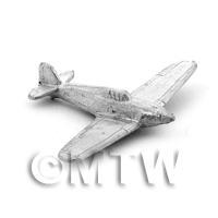 Dolls House Miniature Metal British Hurricane Fighter